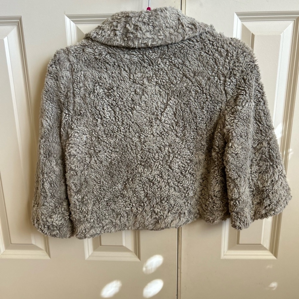kate spade Wedding Belles Faux Fur Nicole shrug - Taupe - Picture 2 of 4